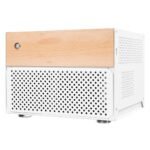 AUDHEID 8-Bay NAS Chassis[2023 New], Computer Network Attached Storage, Support 8 * 3.5" HDD+2 * 2.5" SSD Tray, Compatible MATX/uATX/ITX, Personal Private Cloud(Diskless) (White)