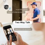 SYMYNELEC Light Bulb Security Camera Outdoor Waterproof 2.5K, 2.4GHz Wireless WiFi Light Socket Cam with AI Human Motion Detection Tracking 4MP Color Night Vision Siren Alarm Works with Alexa Google - Image 6