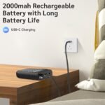 PRUNUS J-618 Portable Radio AM FM to Bluetooth Earphone, as Bluetooth Speaker, 2000mah Rechargeable Radio, Preset, TF Card Shuffle Play, Headphone Jack, Sleep Timer, Walkman Radios, Digital Radios - Image 5