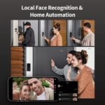 Aqara Video Doorbell G4 (Chime Included), 1080p FHD HomeKit Secure Video Doorbell Camera, Local Face Recognition and Automations, Wireless or Wired, Supports Apple Home, Alexa, Google, IFTTT, Gray - Image 6