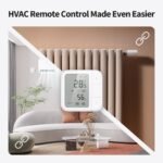 Aqara Thread/Zigbee Smart Climate Sensor W100,Temperature and Humidity Monitoring,Wireless Remote HVAC Control, 3 Customizable Smart Buttons,Works with HomeKit, Alexa, Google & More - Image 6
