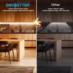 DAYBETTER Under Cabinet Lighting, 20ft Dimmable Under Cabinet Lights with Remote, 360 LEDs, Tunable White(2700K-6500K) 6 PCS 3.28ft LED Strip Lights kit for Kitchen, Cabinet, Counter, Shelf, Timer - Image 6