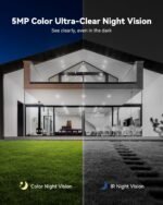 Jennov 5MP Wireless Security Camera System with Monitor – 8CH NVR Kit with 4 Outlet-Powered Cameras, 1TB HDD, Night Vision, Motion Detection, IP66, No Subscription, Home Surveillance Indoor/Outdoor - Image 4