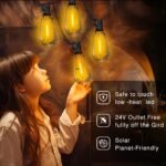 DAYBETTER 150ft Solar String Lights Outdoor Waterproof, 75 Bulbs 2700K Warm White Energy-Saving, Solar Lights for Garden, Patio, Backyard - Perfect for Homeowners - Image 7