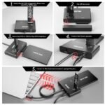 Unitek M.2 NVMe SSD Enclosure Adapter – 10 Gbps Hard Drive Reader Tool Free Pcie NVMe Adapter External USB 3.2 M2 SATA Case Converter Supports M Key Any Sizes M.2 2.5" /3.5" SATA Solid State Drive - Image 8