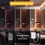 DAYBETTER COB LED Strip Lights, Tunable White(2700K-6500K) COB LED Lights with 3040 LEDs, 24V Adapter, RF Remote, Dimmable High Density Uniform LED Strip for Bedroom, Kitchen, Cabinet, CRI90+, 16.4ft - Image 4