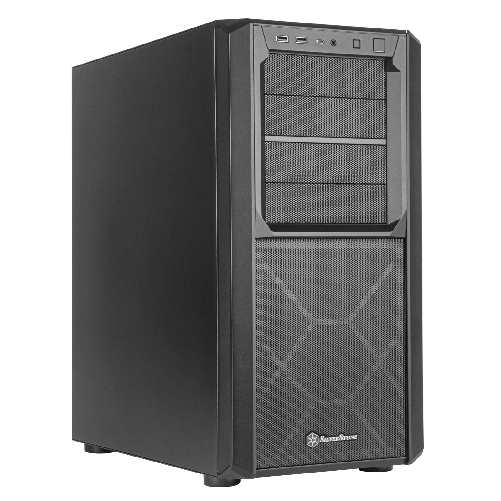 71scKRPHnDL.jpg SilverStone Technology SETA D1 Mid-Tower ATX Chassis with High Storage Capability & Versatility, SST-SED1-B - Image 1