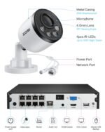 ZOSI 5MP 8CH PoE Security Camera System with Audio,H.265+ 5MP 8 Channel NVR with 2TB HDD,8pcs Weatherproof PoE IP Cameras Outdoor Indoor,Human Detection,100ft Night Vision,for Home 24-7 Recording - Image 9