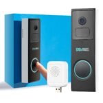 D2A Video Doorbell with Chime 2G6B Best 2K Solar Security Camera,4-Times Charge for 1 Year, Audible Alarm Easy to Setup,2.4GHz Wi-Fi,Human Detection,Two Way Audio - Image 2