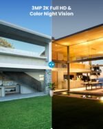 ieGeek Solar Security Cameras Wireless Outdoor, 2K 2.4G WiFi Camera with Solar Panel and Battery Powered, Color Night Vision with Spotlight, 360° PTZ, 2-Way Audio, PIR Motion Sensor, no Subscription - Image 6