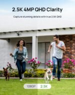 Anona Lucio 2.5K Security Camera Outdoor Battery Wireless with Solar Powered, Color Night Vision & 138° FOV, Multi-Object Detection, No Hub Needed, Two-Way Audio, IP67, 3 Pack - Image 2