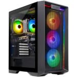 Skytech Gaming Nebula Gaming PC, Intel i5 14400F 2.5GHz, NVIDIA RTX 5060, 1TB NVMe SSD, 16GB DDR5 RAM 6000, 650W Gold PSU, Wi-Fi, Win 11, Desktop