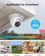 ZOSI 2MP 1920TVL Hybrid 4 in 1 TVI CVI AHD CVBS Security Camera,1080P HD Weatherproof Outdoor Indoor Surveillance Cam,Night Vision,For 960H,720P,1080P,5MP,4K analog DVR - White - Image 5