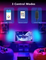 Smart LED Light Bars, RGB Light Bar with Multiple Placement Options, 14 Inches LED Backlights with Scene and Music Sync Light Bar, 60 Lumens, Gaming Light Bars for Room,Monitor,TV,PC Gaming Desk Decor - Image 5