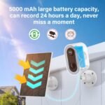 Anakk Solar Security Camera Wireless Outdoor, Solar-Powered 4MP 1-Cam, Compatible with A32 System, Color Night Vision,Motion Detection,24/7 Recording - Image 6