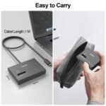 Unitek M.2 NVMe SSD Enclosure Adapter – 10 Gbps Hard Drive Reader Tool Free Pcie NVMe Adapter External USB 3.2 M2 SATA Case Converter Supports M Key Any Sizes M.2 2.5" /3.5" SATA Solid State Drive - Image 7