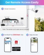 ZOSI 3K Lite 8CH CCTV DVR Recorder with AI Human/Vehicle Detection, 8 Channel 1080p H.265+ Hybrid 4-in-1 Home Surveillance Wired DVR for HD-TVI/CVI/CVBS/AHD Analog Security Camera (No Hard Drive) - Image 7