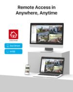 ZOSI H.265+ 3K Lite 8 Channel Security DVR Recorder with 1TB HDD,8CH Hybrid 4-in-1 CCTV DVR for 960H 720P 1080P Home Surveillance Camera System,Person Vehicle Detection,Remote Access,24/7 Recording - Image 4