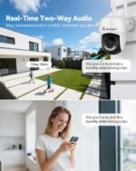 Jennov 5MP Wireless Security Camera System with Monitor – 8CH NVR Kit with 4 Outlet-Powered Cameras, 1TB HDD, Night Vision, Motion Detection, IP66, No Subscription, Home Surveillance Indoor/Outdoor - Image 7