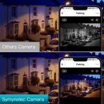 SYMYNELEC Light Bulb Security Camera Outdoor Waterproof 2.5K, 2.4GHz Wireless WiFi Light Socket Cam with AI Human Motion Detection Tracking 4MP Color Night Vision Siren Alarm Works with Alexa Google - Image 8