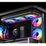 JONSBO ZB-360BR (Reverse) PC Case Fan,Reverse Blade Silent Computer Fan with 4-Sides Infinity Mirror,All-in-One, Single Frame Unit ARGB Fans,PWM,28MM Thick,Multiple Led Beads,Installation Ref to Tips - Image 2