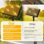 DAYBETTER 150ft Solar String Lights Outdoor Waterproof, 75 Bulbs 2700K Warm White Energy-Saving, Solar Lights for Garden, Patio, Backyard - Perfect for Homeowners - Image 4