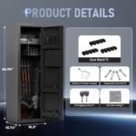 KAER 12-14 Gun Safe for Home Rifle and Pistols Biometric Gun Safes & Cabinets Clearance Gun Cabinet for Rifles and Shotguns,Gun Safe for Handgun with Digital Keypad Adjustable Shelves Unassembled - Image 3