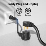Unitek NEMA 6-20P to NEMA 14-50R 250V 20 Amp EV Charger Adapter EV Charger Power Cord Adapter Connector 11.8 Inch Electrical Power Conversion Adapter Cord for Portable EV Charger - Image 4