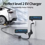 Unitek NEMA 6-20P to NEMA 14-50R 250V 20 Amp EV Charger Adapter EV Charger Power Cord Adapter Connector 11.8 Inch Electrical Power Conversion Adapter Cord for Portable EV Charger - Image 5