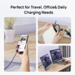 ARZOPA USB C to Type C Cable 100W PD Fast Charging & 10Gbps Data, USB 3.1 Gen 2 Type C Cable, 3.3ft Nylon Braided Right Angle for iPhone 16/15, MacBook, iPad Pro, Galaxy S24/S23, Thunderbolt 3 - Image 6