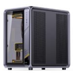 JONSBO BO400 ATX Mid Tower PC Case, Aluminum Frame, Back-Connect MB,High Comp Gaming Dual Chamber Computer Case,GPU 435mm/PSU 200mm/AIO360x3,Top Front Interchangeable Glass/Mesh Desktop Display - Image 9