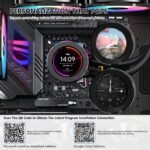 SAMA SM360 Black Adjustable Liquid Cooler LCD Display Screen with 3x120mm Addressable ARGB PWM Silent Fan 360mm AIO Radiator - Image 5