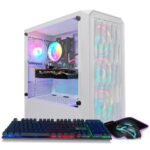 STGAubron Gaming PC Desktop, Radeon RX 580 8G GDDR5, Intel Core i5-9400F up to 4.1GHz, 16G DDR4, 1T SSD, 600M WiFi, BT 5.0, RGB Fan x 4, Windows 11 Home
