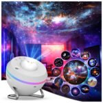 DAYBETTER Galaxy Projector for Bedroom, 4k HD 13 in 1 Star Projector Galaxy Light, Star Night Light Projector with Meteor, Planetarium Projector for Kids Bedroom Birthday Christmas Gift (White)