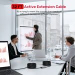 Unitek USB 3.0 Active Extension Cable, 32 Feet Extender Cord for Oculus Rift, Xbox Kinect, PlayStation, Webcam with 5V2A Power Adapter, Signal Booster,Aluminum - Image 4