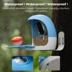 Sovmiku FCG6 AI Bird Feeder with 2K Solar Camera Squirrel Feeder Bird Identify Hummingbird attractant Motion Detection Real Time Views and Notifications SD Slot Ideal Gift for Bird Lovers for Parent - Image 5