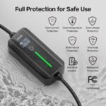 Unitek Level 1 & 2 Tesla Wall Charger - Portable EV Charger for All Tesla, 16Amp 3.5KW 240V Mobile Charger Connector for Tesla, EV Charging Station for Tesla, Tesla Home Charger for ModelY/3/S/X - Image 4