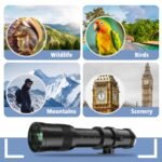 EF/EF-S 420-800mm F8.3 Telephoto Zoom Lens(MF) for Canon EOS Rebel T8i/T7i/T7/T6i/T5/T3i/T2i/XSi/SL3/SL2/T100/90D/80D/70D/50D/5D Mark IV/6D II/7D II/1D X III II-Manual Focus DSLR Cameras Lenses(Black) - Image 7