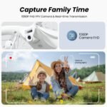 Ameta Drones for Kids Adults, RC Drone with 1080P HD FPV Camera, Cool Toys Gift for Boys Girls Teenage, STEM Toys with LED Light, Propeller Full Protect, 2 Batteries Long Flight Time and Remote Control, Easy to Fly - Image 2