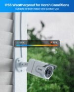 ZOSI 4K PoE Add on Security Camera with One-Way Audio,8MP Weatherproof Indoor Outdoor Bullet IP Camera,Night Vision,Person Vehicle Detection (Compatible Only with Same Brand 4K PoE NVRs) - Image 7