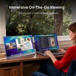 ARZOPA 17.3" Portable Monitor Gray, 1080P FHD 103% sRGB IPS Gaming Monitor Laptop Monitor with Built-in Kickstand HDMI USB C External Screen for PC Mac Phone Xbox PS5 - Z1C Plus - Image 9