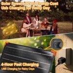 DAYBETTER 150ft Solar String Lights Outdoor Waterproof, 75 Bulbs 2700K Warm White Energy-Saving, Solar Lights for Garden, Patio, Backyard - Perfect for Homeowners - Image 5