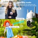 Vicohome CB2 2K 5GHz Wi-Fi AI Tracking Security Camera & Solar Security Camera Wireless Outdoor, Battery Powered,Two Way Audio,Motion Detection, 360° View,Easy to Setup,180 Days Exchange Policy - Image 5