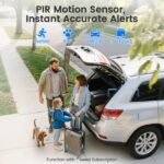 Heyall 2.4G/5G WiFi 6 Wireless Outdoor/Indoor Security Camera, Solar Powered 2.5K 4MP, Cloud/SD Storage, Color Night Vision, AI Human Detection, Spotlight & Siren, 2-Way Talk, Dual Band, IP65 - Image 8