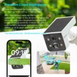 Vicohome 4CG6L Solar Security Camera Wireless Outdoor System and DB3 Video Doorbell with Chime,No NVR Needed,Battery Powered,Easy to Setup,Motion Detection,Two Way Audio,Color Night Vision - Image 5