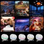 DAYBETTER Galaxy Projector for Bedroom, 4k HD 13 in 1 Star Projector Galaxy Light, Star Night Light Projector with Meteor, Planetarium Projector for Kids Bedroom Birthday Christmas Gift (White) - Image 8
