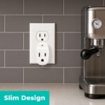 KMC Surge Tap Mini 5-Pack, 1-Outlet Grounded Surge Protector Adapter, 640 Joules, Power Plug Adapter - Image 4