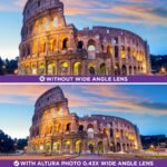 Altura Photo 58MM 0.43x HD Wide Angle Lens with Macro - Attaches to 58MM Filter Thread (Not Camera Body) - DSLR Accessories for Canon Rebel T7, T7i, T8i, T6i, T6s, T6, SL2, SL3, EOS 70D, 77D, 80D, 90D - Image 6