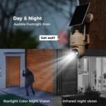 SOVMIKU 2CQ1 AI 2K Solar Security Camera Wireless Outdoor, Battery Powered,Two Way Audio,Motion Detection, 360° View,Easy to Setup,Color Night Vision,Audible Flashlight Siren,180 Days Exchange Policy - Image 9