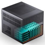 JONSBO N5 NAS Pc Case, E-ATX,12HDD+4SSD Drive Bay GPU HP Host, Supports Max. 4 GPU,E-A.TX(330mm) MB/ATX PSU Supports, with 3 Fans Built-in, 8 Slots PCI, Solid Wood Veneer Computer Case,Home Server - Image 2